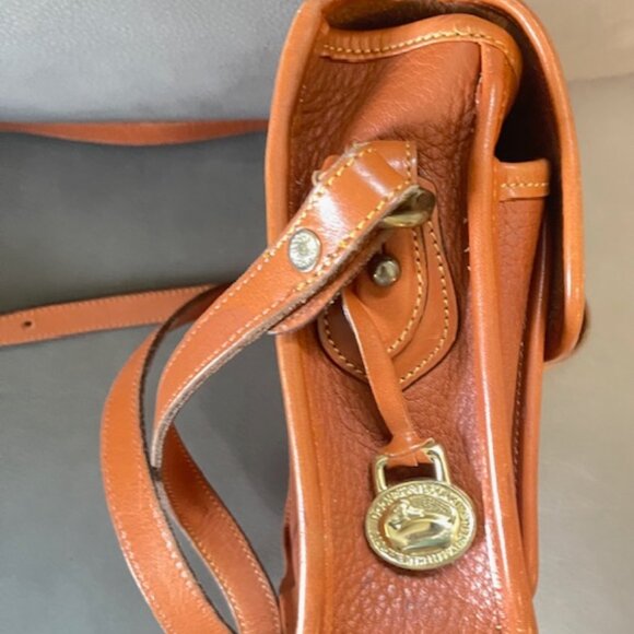 Dooney & Bourke Brown Essex Equestrian Saddle Handbag - Picture 6 of 9